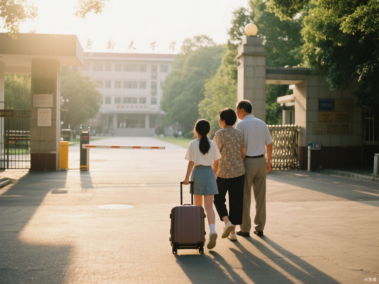女儿上大学